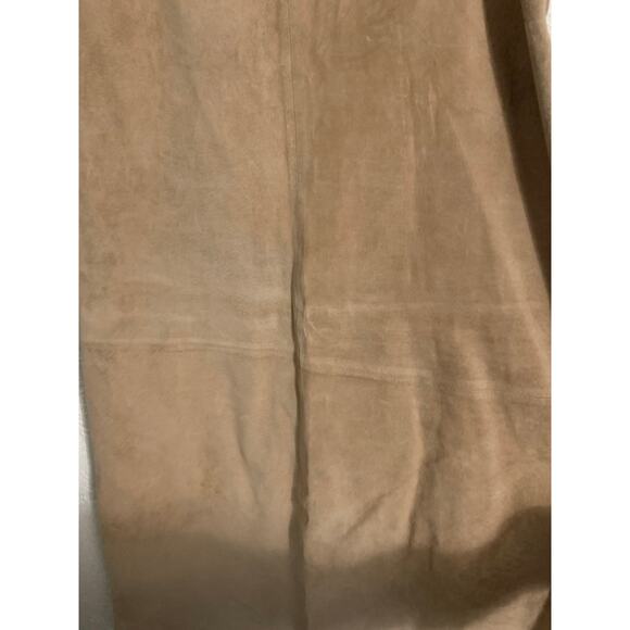 Boston proper tan suede long modesty skirt 6 fall boot - Picture 4 of 8